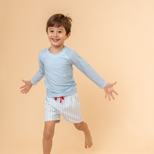 Santi Rashguard in Sky Blue