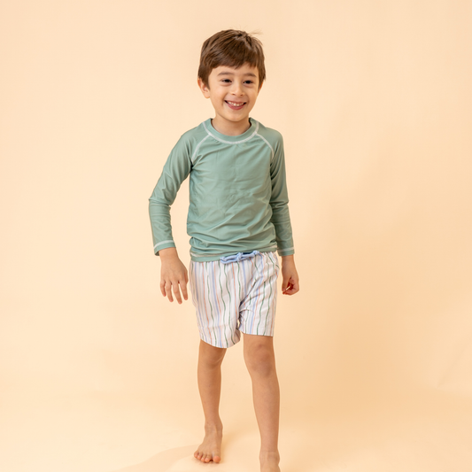 Santi Rashguard in Sage Green